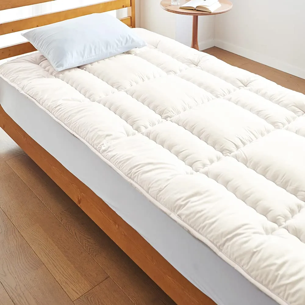 03BASIC BAYS081S Futon Mattress, 100% Wool, S (Single)