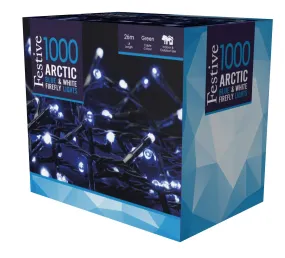 1000 Firefly Arctic Blue & Ice White Lights