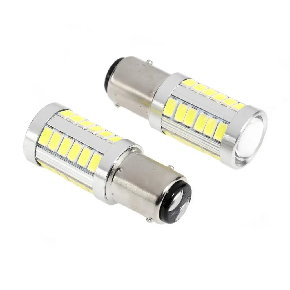 1157 P21/5W BAY15D 50W 33pcs-LED 3020SMD  Cool White/Amber/Red 8000LM LED Brake/Reverse/Parking/Tail/Turn signal Light