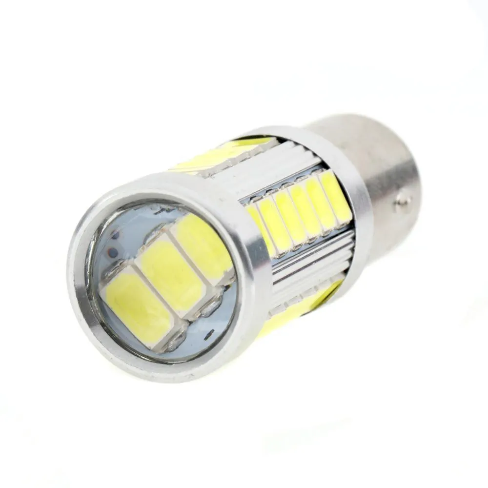 1157 P21/5W BAY15D 50W 33pcs-LED 3020SMD  Cool White/Amber/Red 8000LM LED Brake/Reverse/Parking/Tail/Turn signal Light