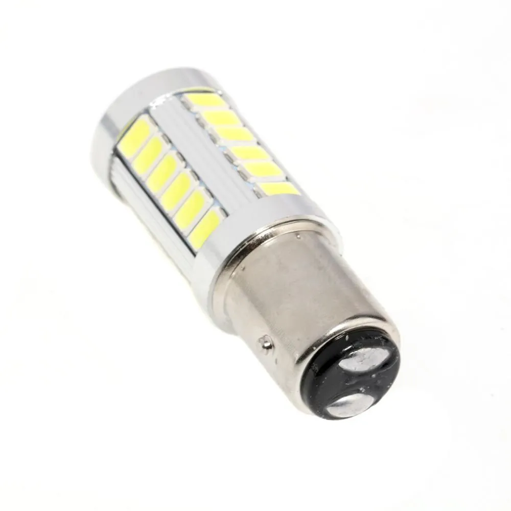 1157 P21/5W BAY15D 50W 33pcs-LED 3020SMD  Cool White/Amber/Red 8000LM LED Brake/Reverse/Parking/Tail/Turn signal Light