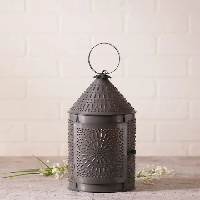 15-Inch Fireside Lantern in Kettle Black