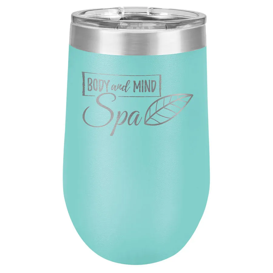 16 oz. Laser Engraved Wine Tumbler