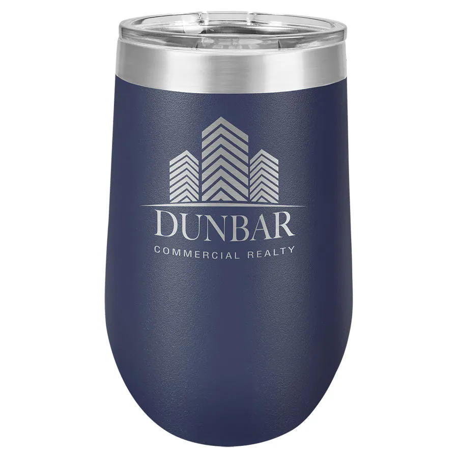 16 oz. Laser Engraved Wine Tumbler