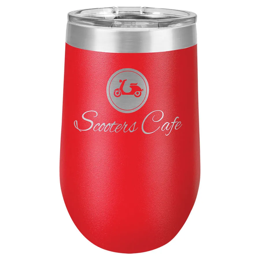 16 oz. Laser Engraved Wine Tumbler