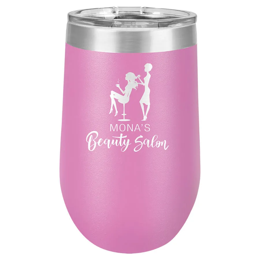 16 oz. Laser Engraved Wine Tumbler