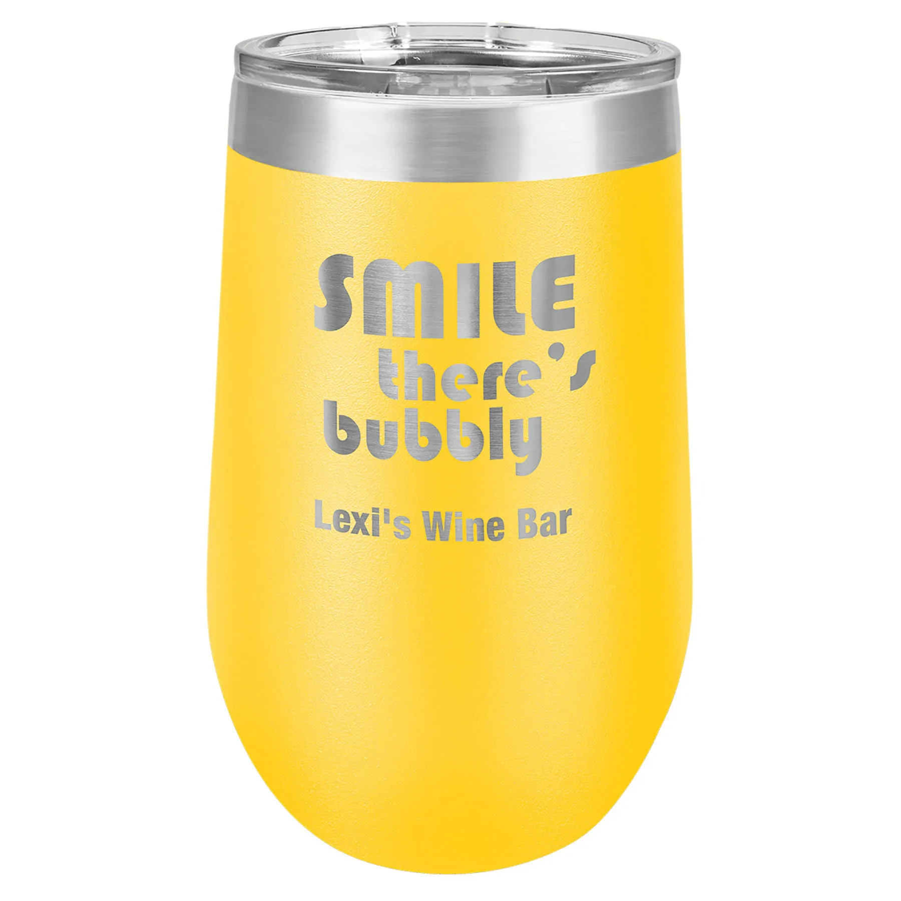 16 oz. Laser Engraved Wine Tumbler