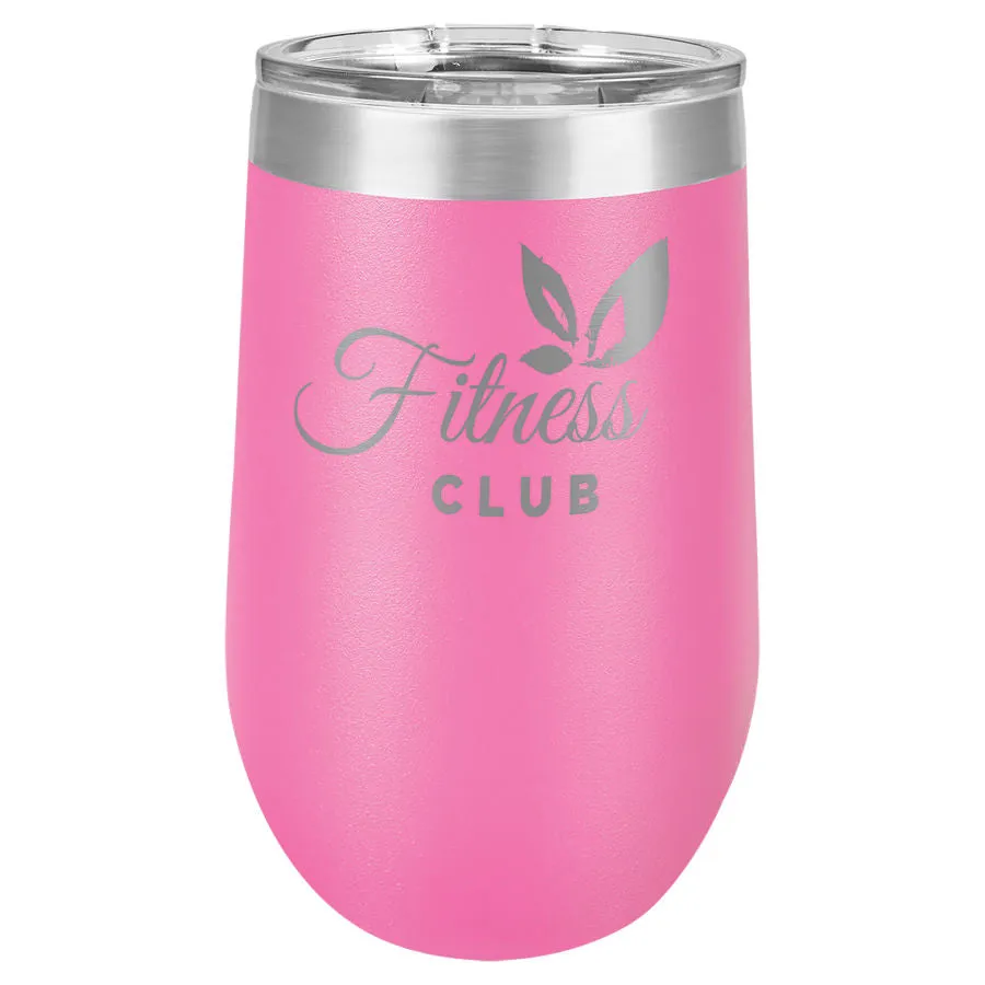 16 oz. Laser Engraved Wine Tumbler