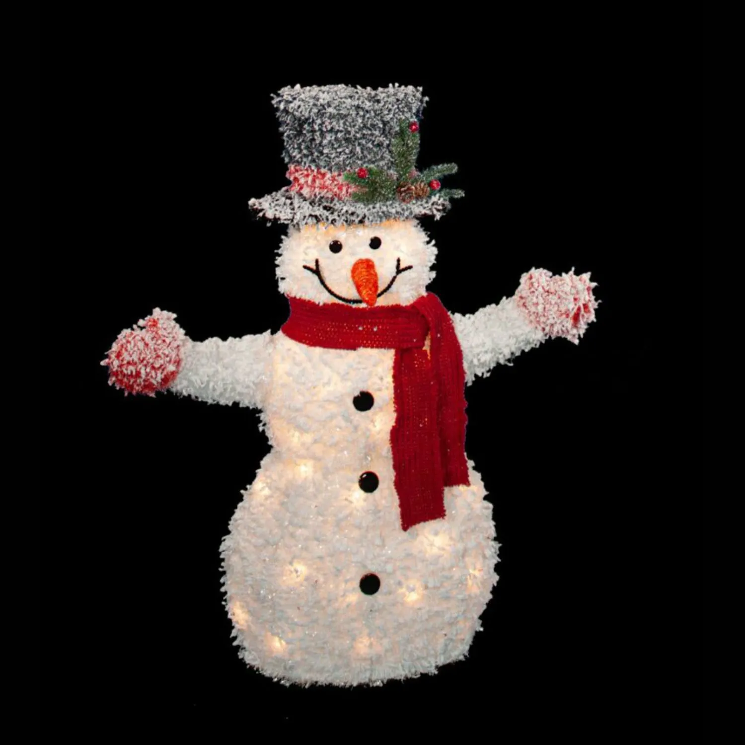 28" Lighted Snowman