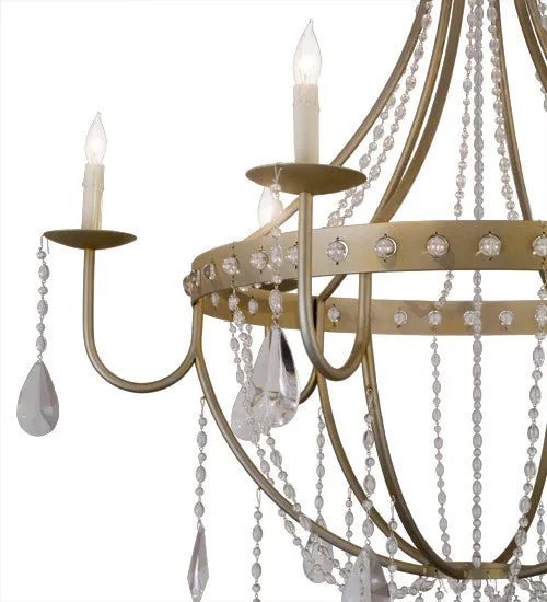 2nd Avenue Azaleia 48259-931R Chandelier Light - Faux Silver Leaf