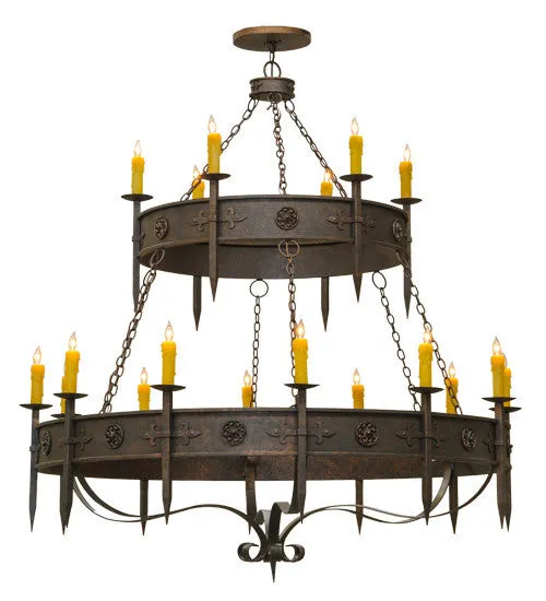 2nd Avenue Calandra 871019.66.72H.2TR Chandelier Light - Gilded Tobacco