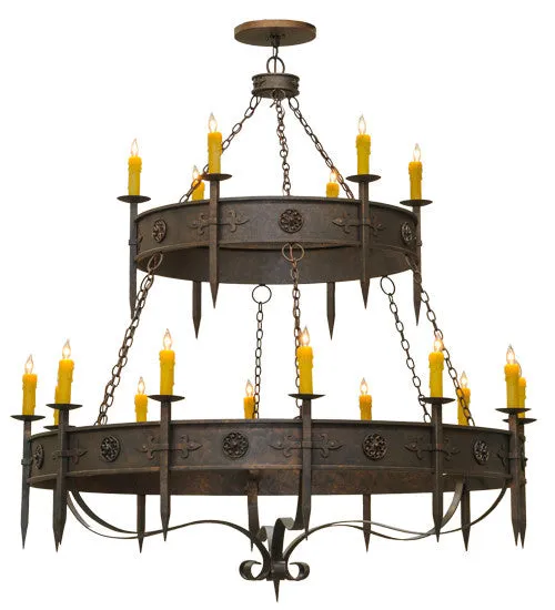 2nd Avenue Calandra 871019.66.72H.2TR Chandelier Light - Gilded Tobacco