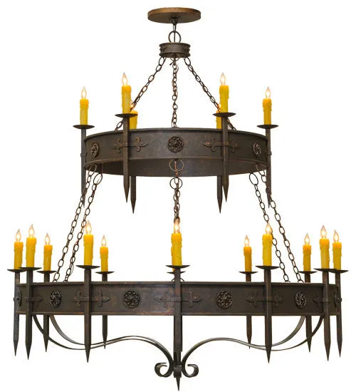 2nd Avenue Calandra 871019.66.72H.2TR Chandelier Light - Gilded Tobacco