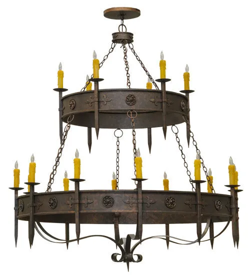 2nd Avenue Calandra 871019.66.72H.2TR Chandelier Light - Gilded Tobacco