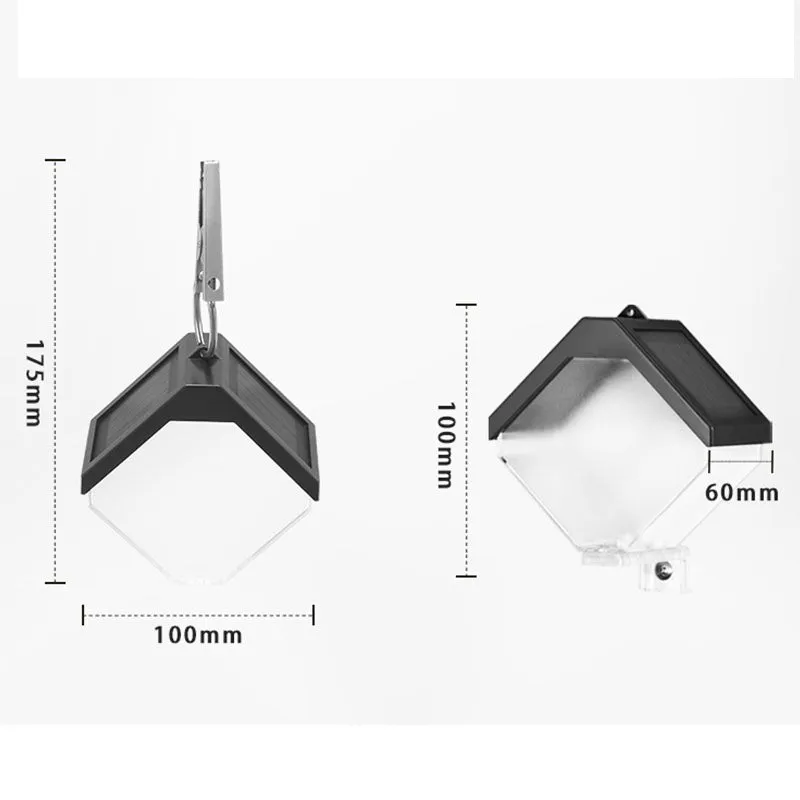 2PCS Waterproof Solar Hanging Light Outdoor Led RGB Decorative Light Landscape Decor for Table Garden Yard