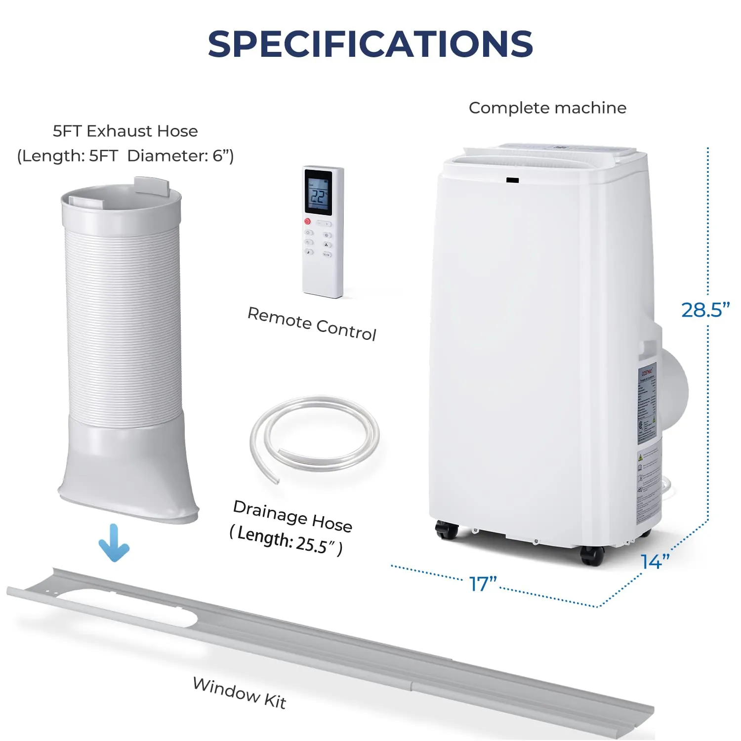 3 in 1 Air Cooler with Fan & Dehumidifier (12000BTU)