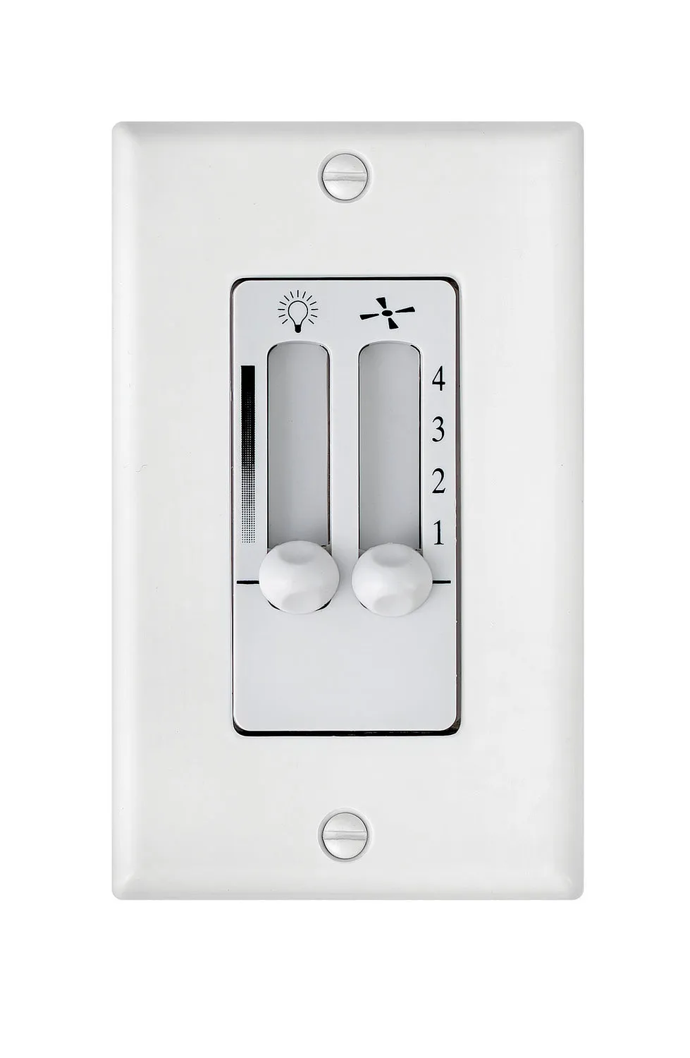 4 Speed Dual Slide Wall Control in White