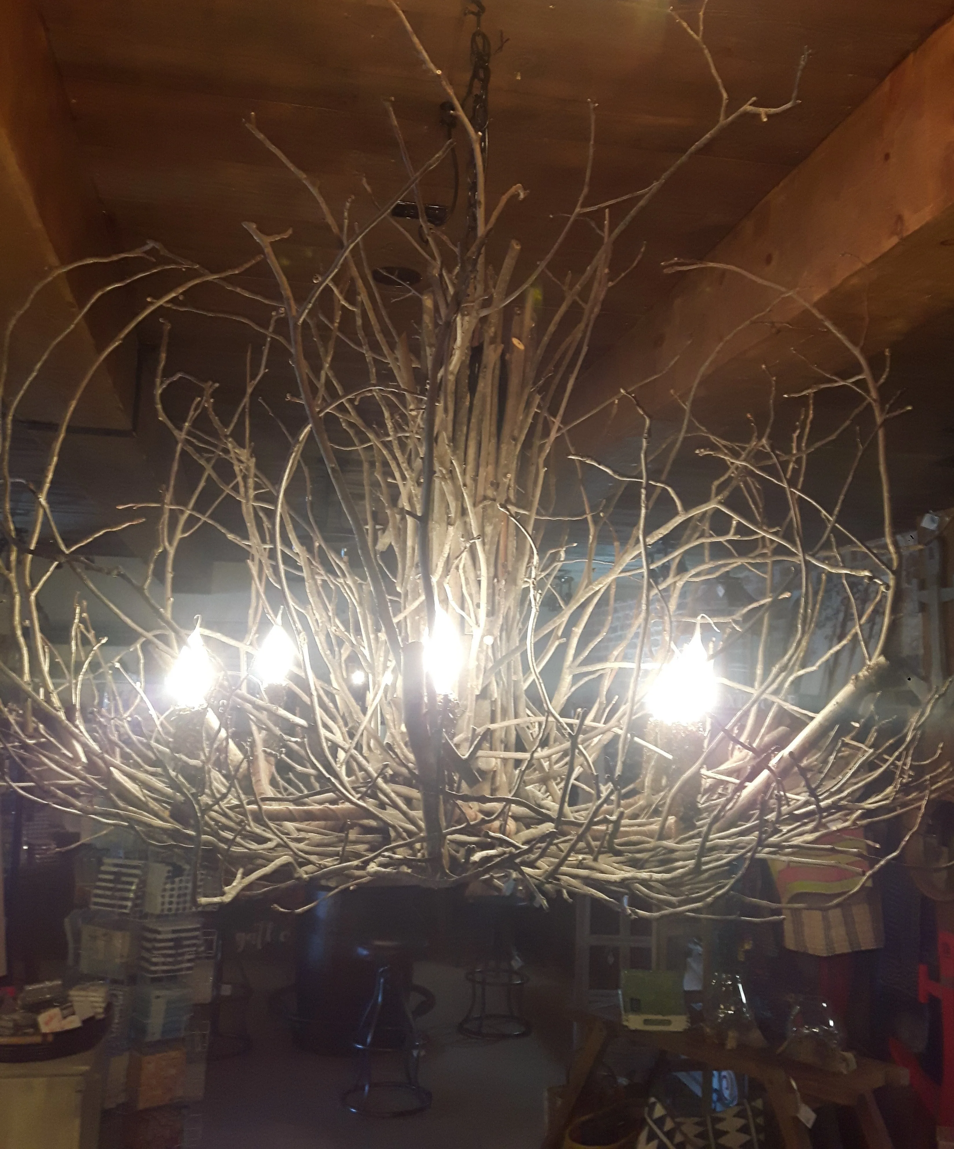 46" Wildwood Hickory Chandelier Natural (1 in stock) 20% off until Dec 06