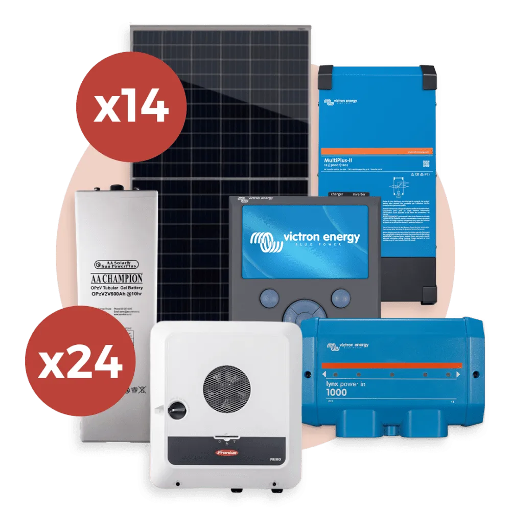 48V 1000Ah Premium 2-4 Bedroom Off-Grid Solar Kit set