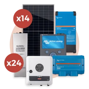 48V 1000Ah Premium 2-4 Bedroom Off-Grid Solar Kit set