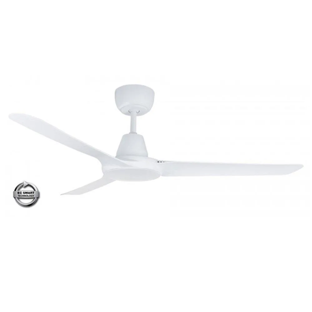 50" Spyda EC Ceiling Fan Matt Black, Satin White SPYEC1253XX Ventair