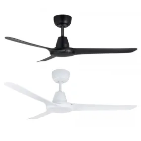 50" Spyda EC Ceiling Fan Matt Black, Satin White SPYEC1253XX Ventair