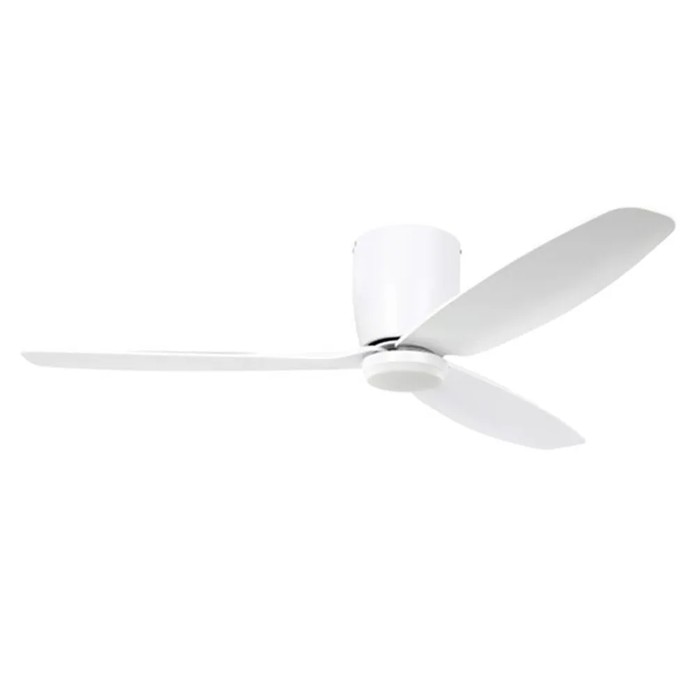 52" Seacliff DC Ceiling Fan with LED Light CCT 12w in White, Black, Gessami Oak or Light Walnut