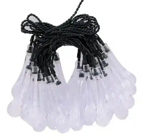 60 LED Solar String Lights Drop Water 35.75'FT #6963