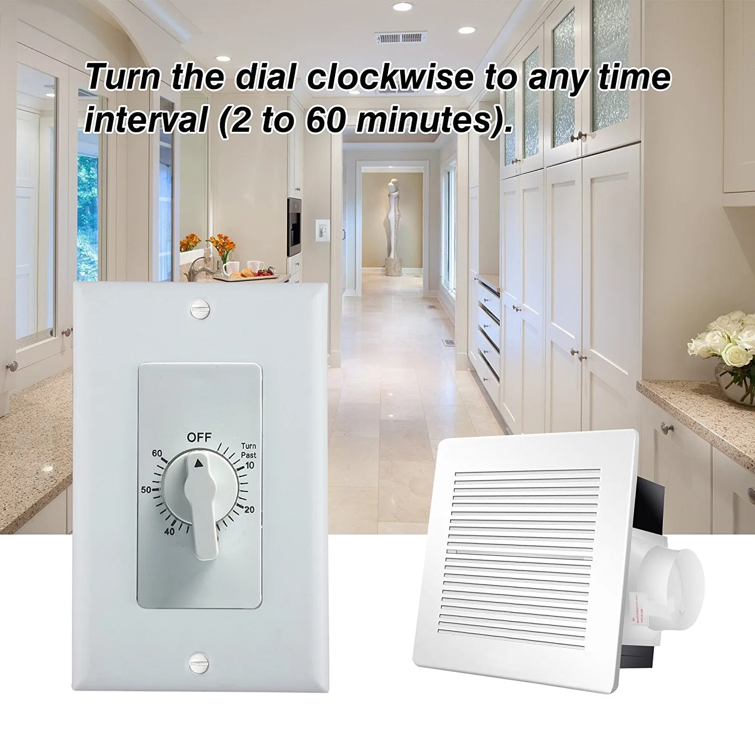 60-Minute In-Wall Countdown Timer Switch Mechanical BN-LINK