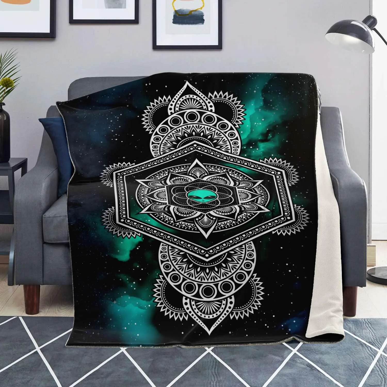 Alien Mandala Blanket