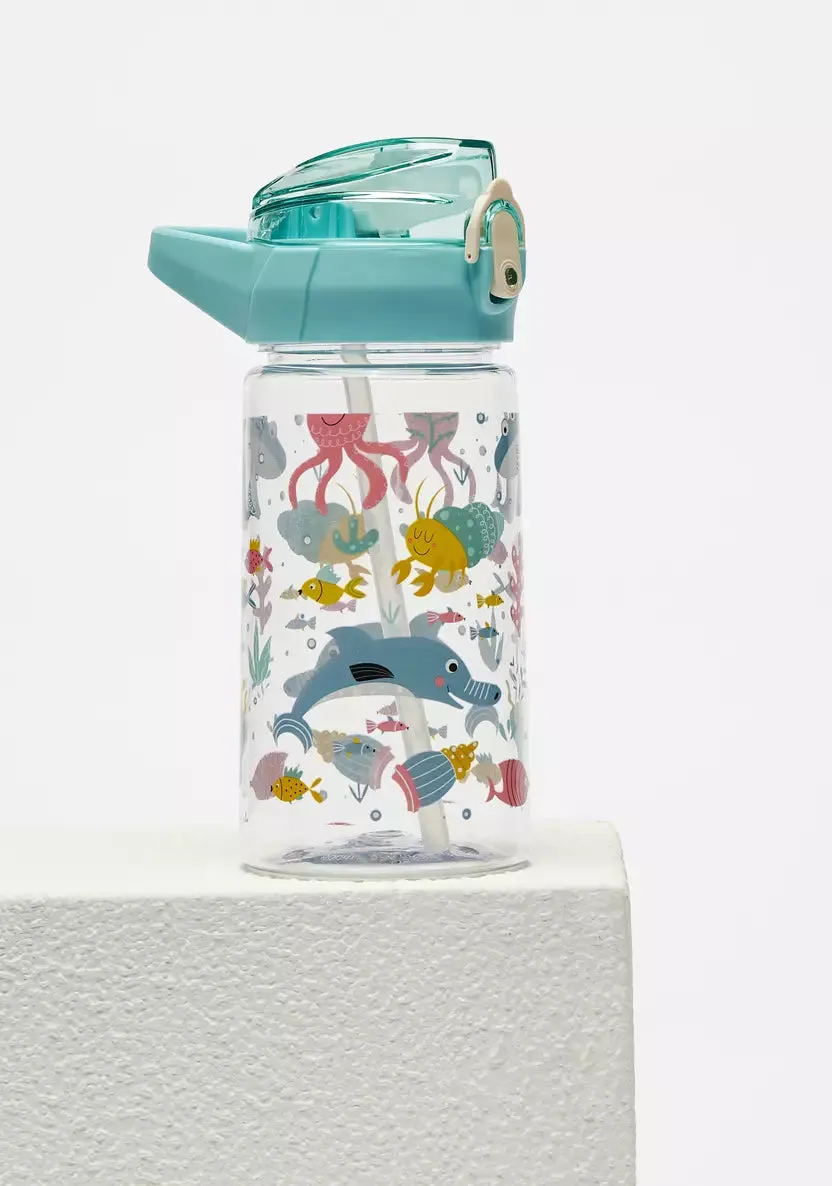 All-Over Underwater Print Water Bottle