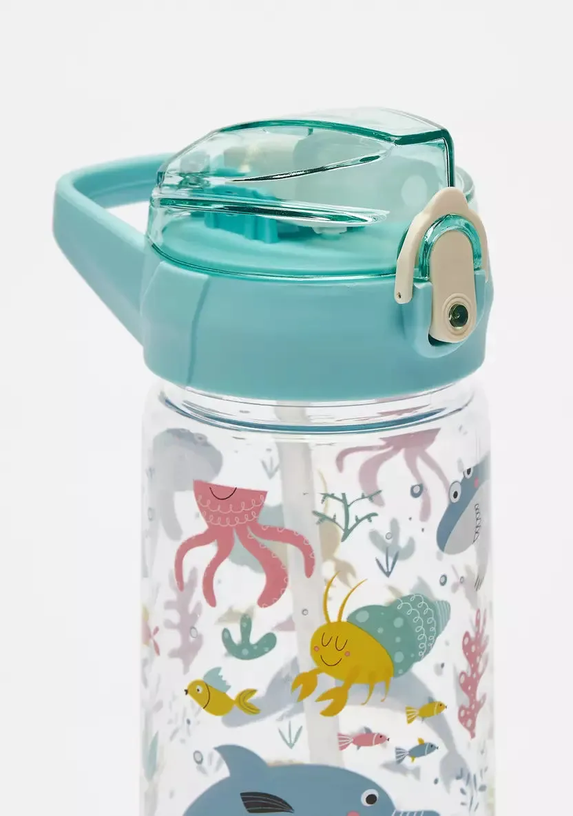 All-Over Underwater Print Water Bottle