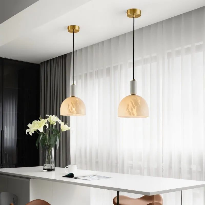 Altus Alabaster Pendant Light