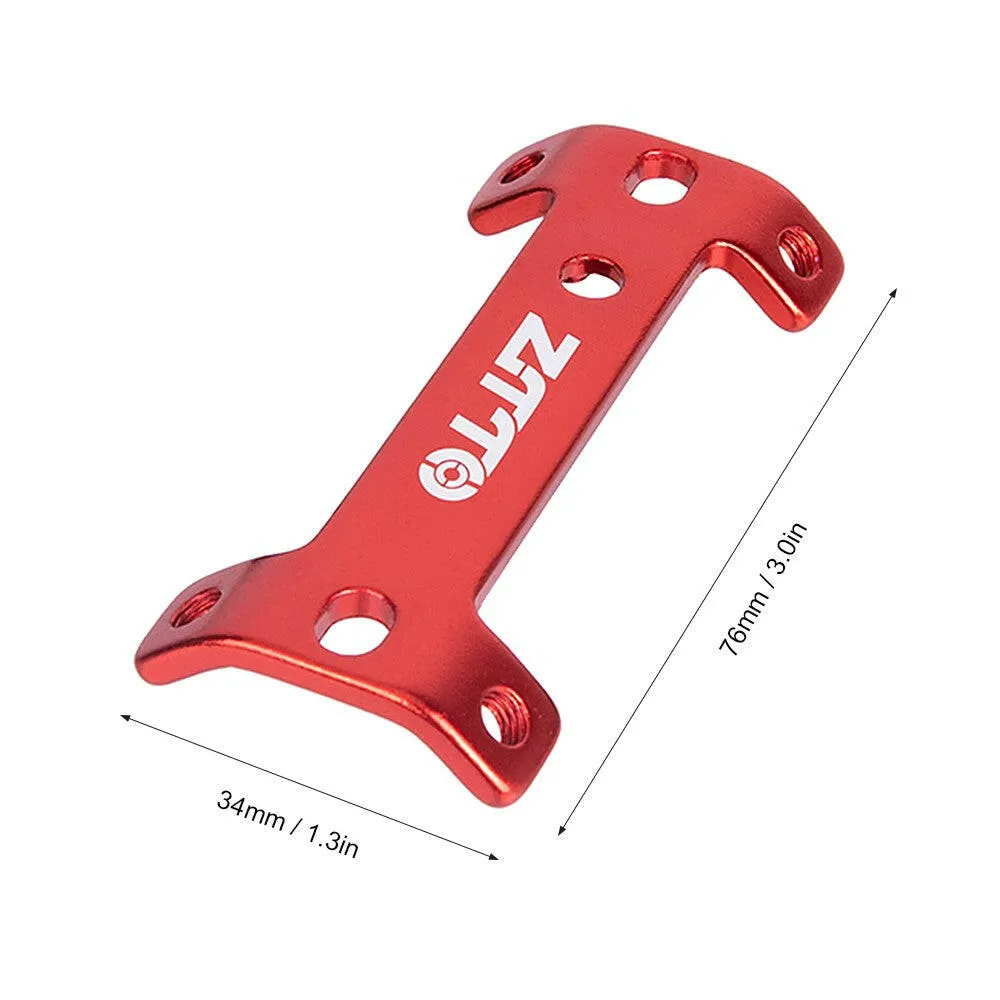 Aluminum Alloy Double Headed Bicycle Bottle Cage Extender Mountain Bike Water Bottle Cage Mount Holder