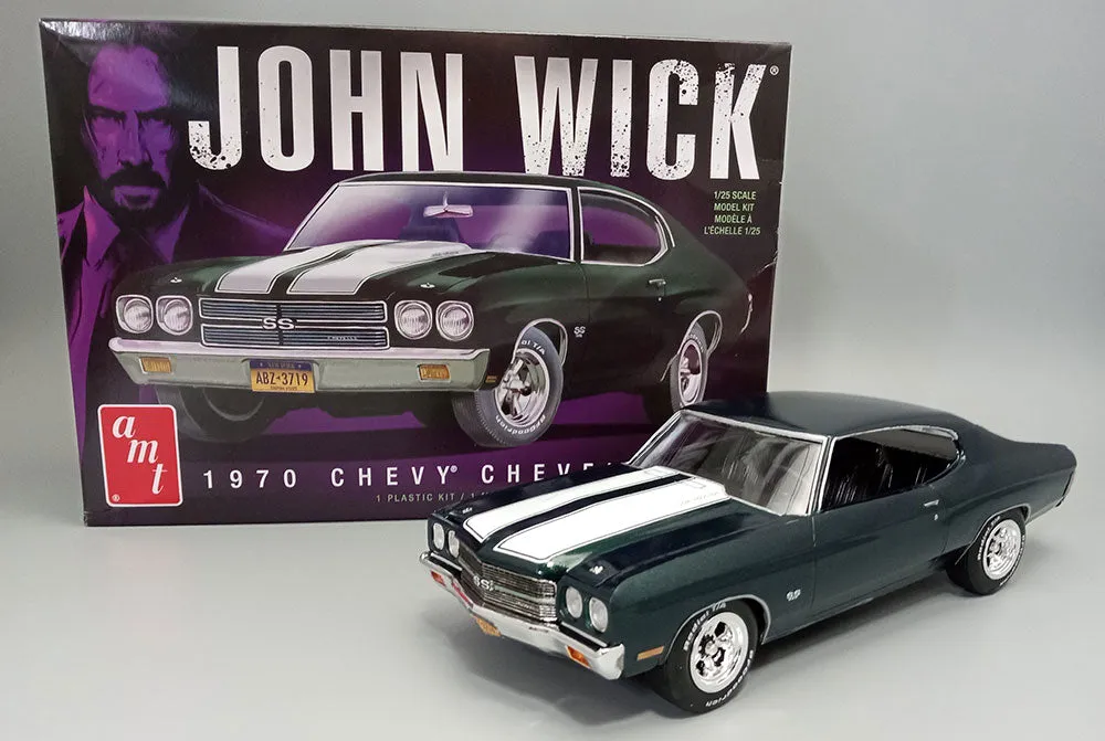 AMT 1970 Chevy Chevelle John Wick 1:25 Scale Model Kit