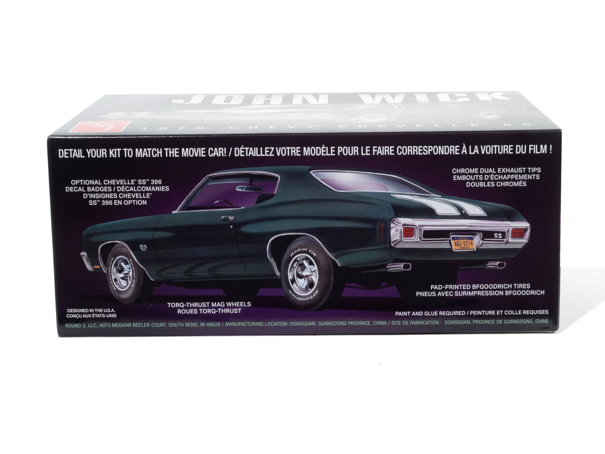 AMT 1970 Chevy Chevelle John Wick 1:25 Scale Model Kit