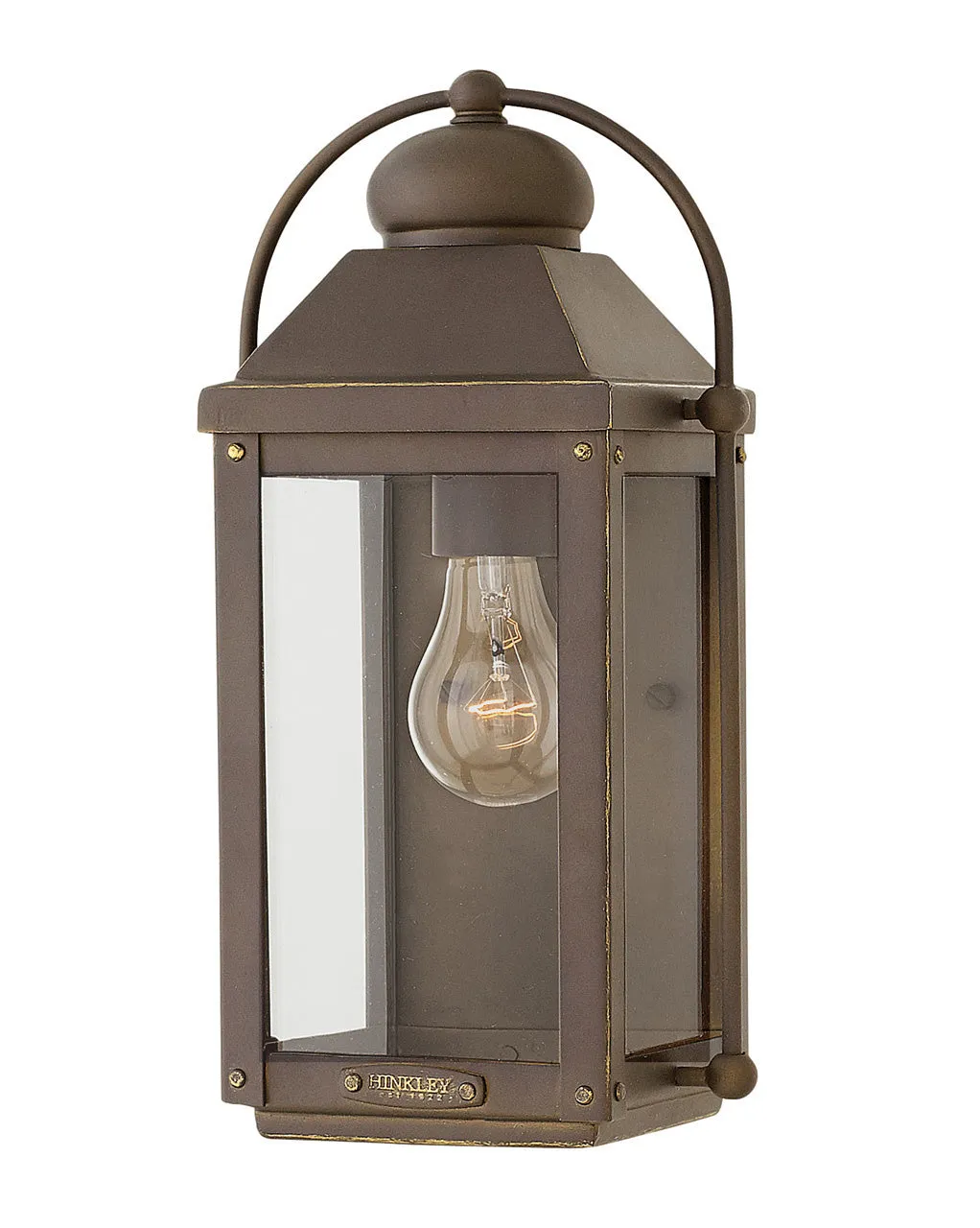 Anchorage LED Wall Mount in Light Oiled Bronze