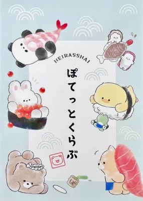 Animal Sushi Mini Note Pad Heirasshai