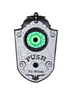 Animated Eyeball Doorbell Halloween Decoration