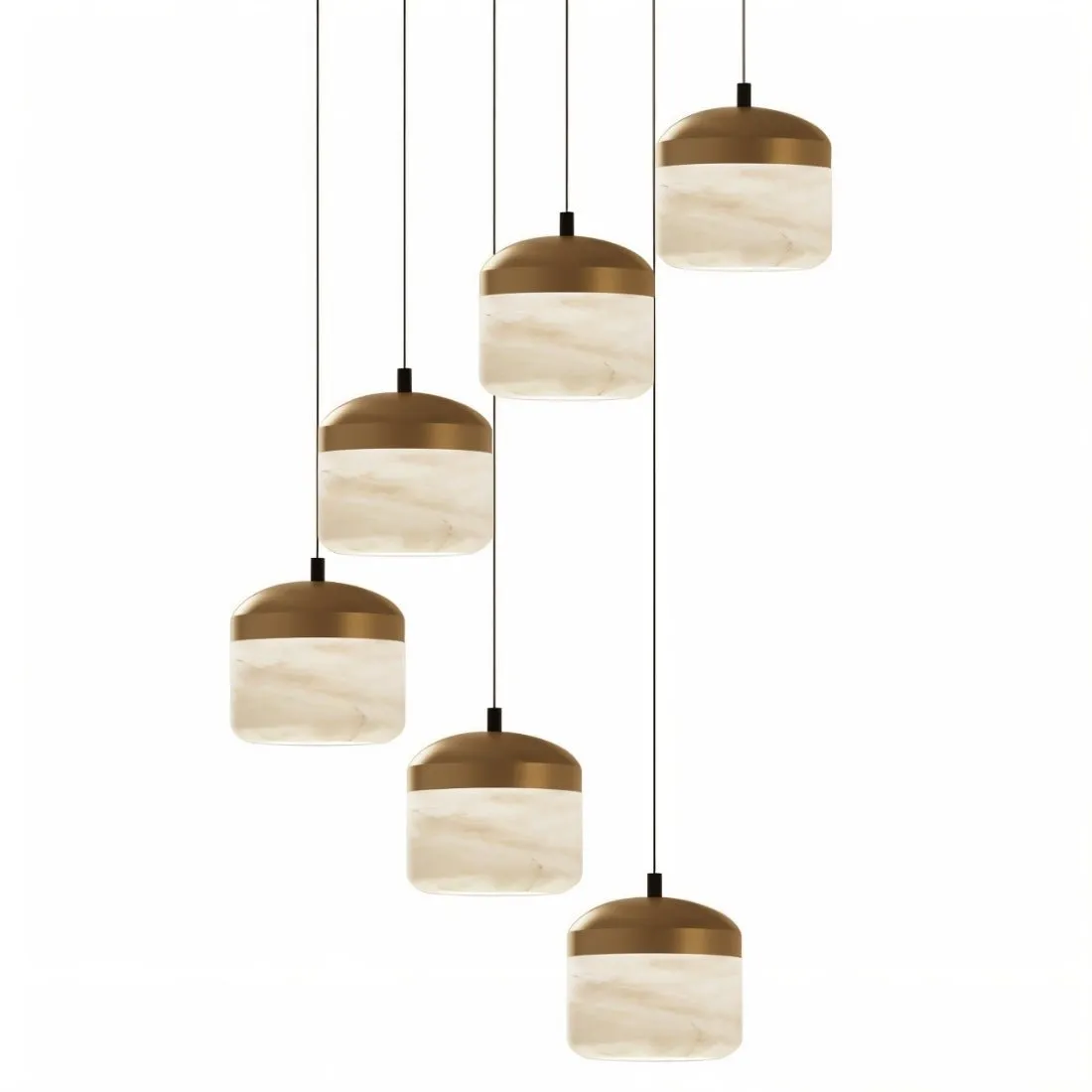 Asta Alabaster Pendant Light