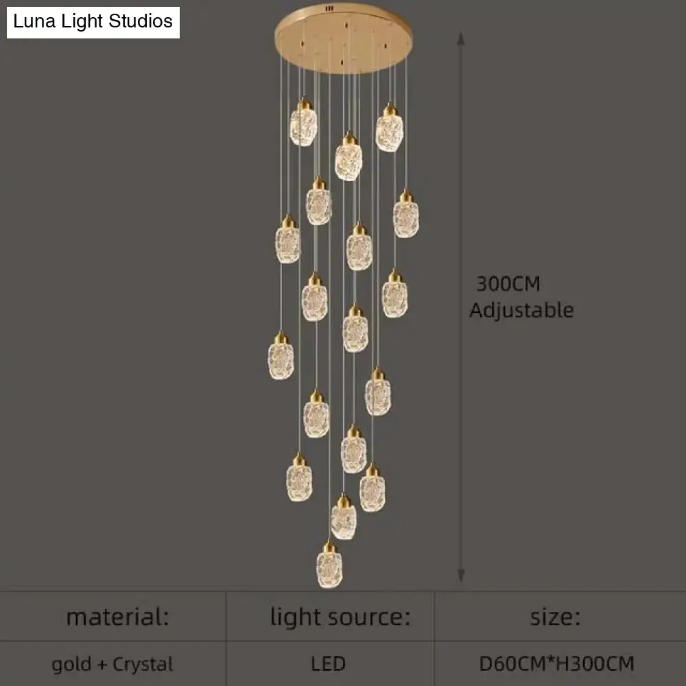 Astrea - Modern LED Crystal Chandelier