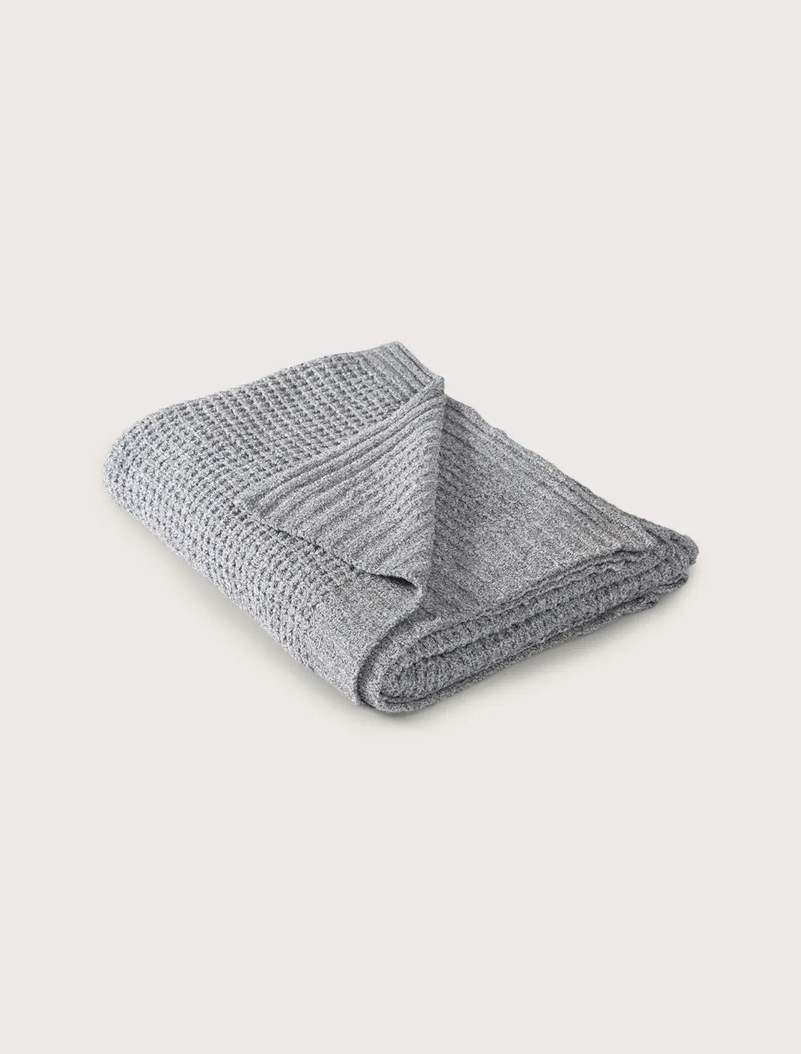 Barefoot Dreams - Waffle Throw Blanket in HE Pacific Blue