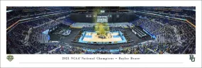 Baylor Bears 2021 NCAA Men's Basketball Champions Panoramic Poster Print - Blakeway