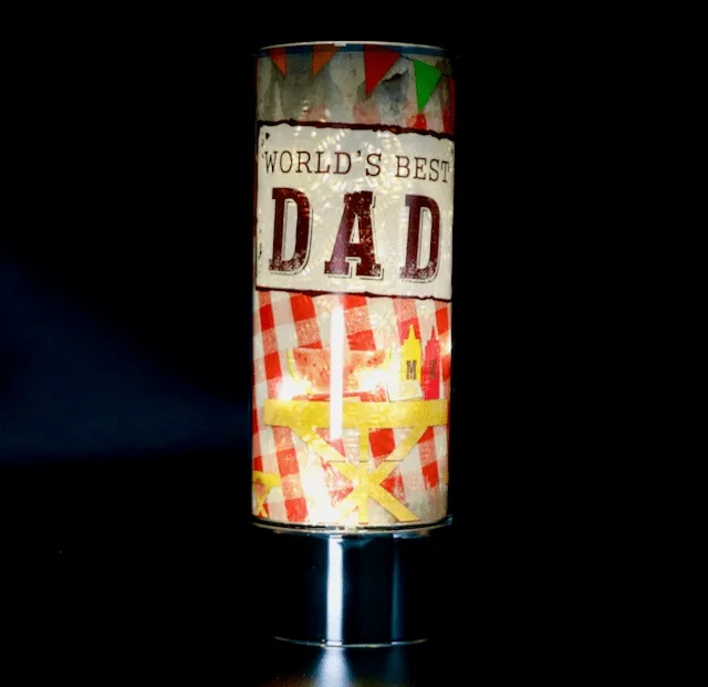 BBQ Dad and Sparkle Glass™ Accent Light Bundle