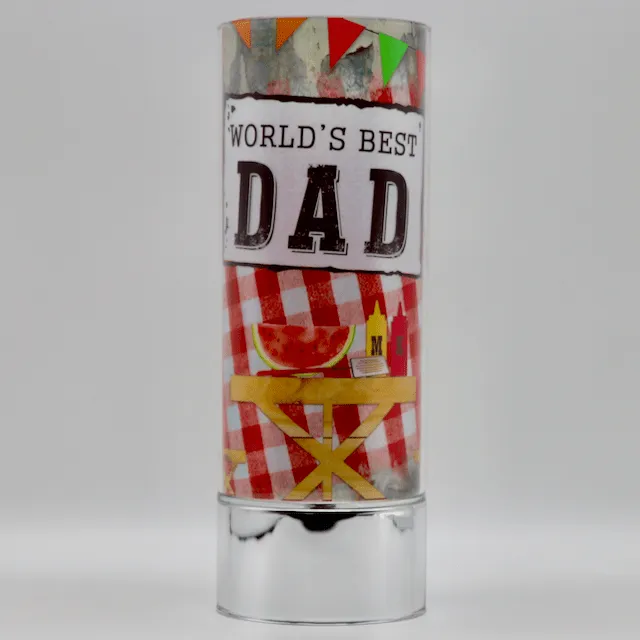 BBQ Dad and Sparkle Glass™ Accent Light Bundle