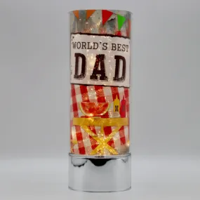 BBQ Dad and Sparkle Glass™ Accent Light Bundle