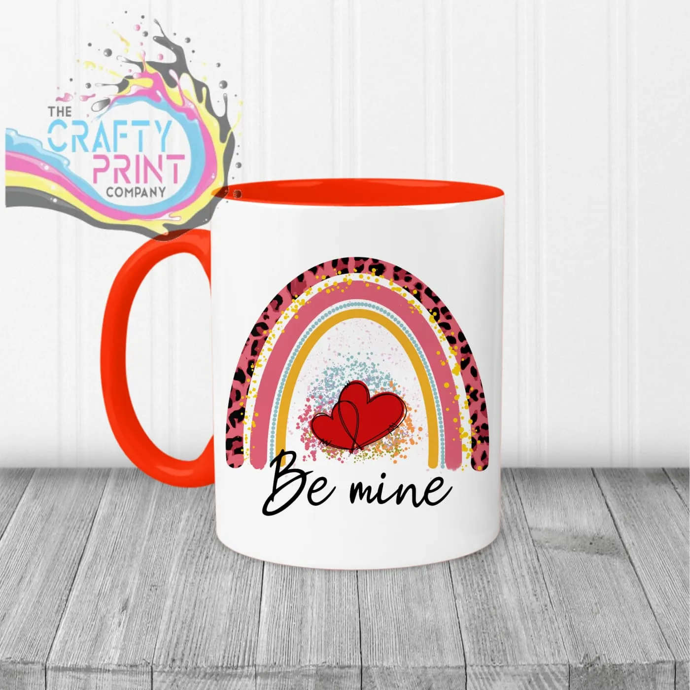 Be Mine Rainbow Mug