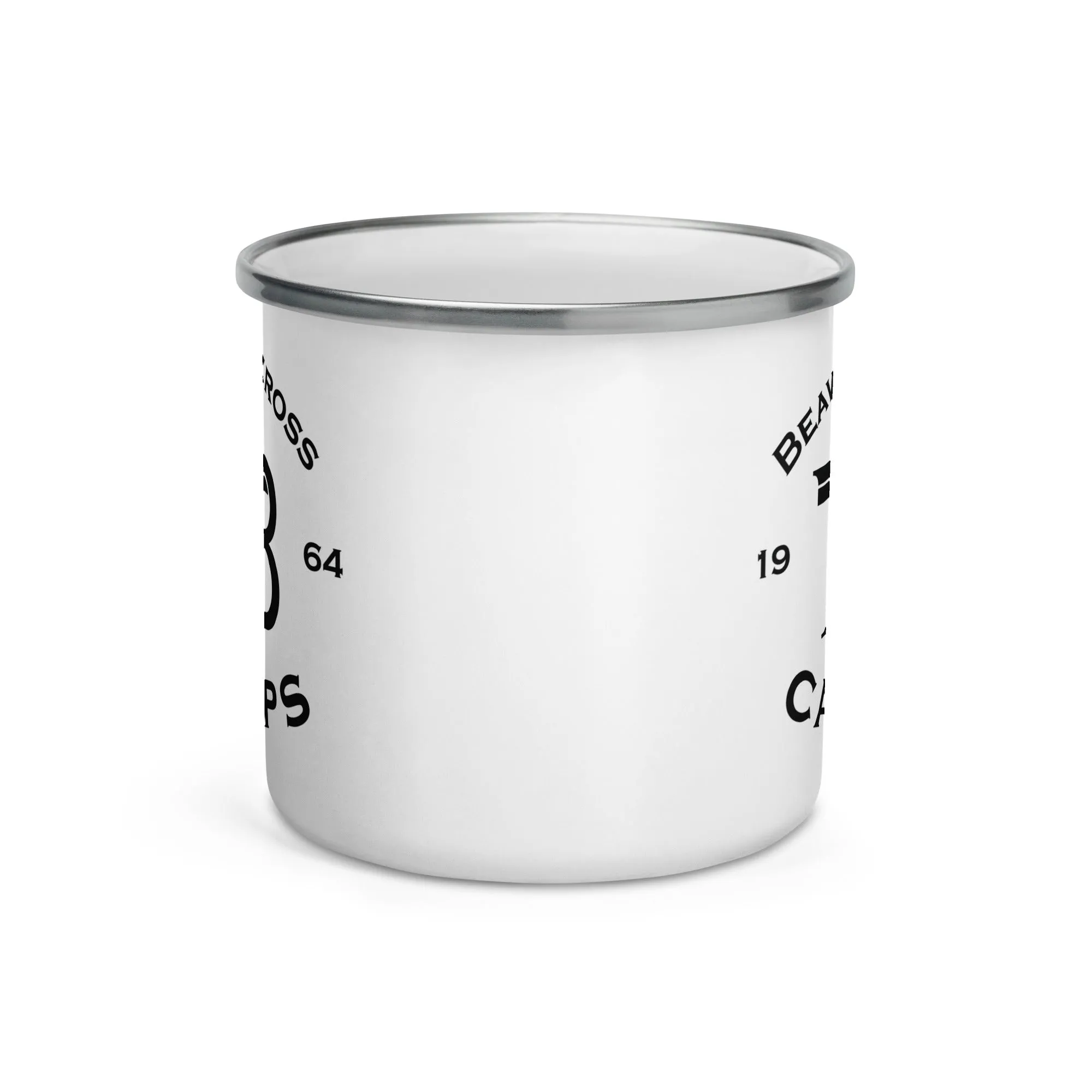 Beaver Cross Enamel Mug