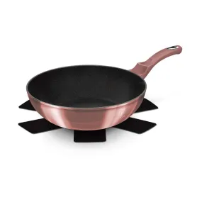 Berlinger Haus Wok 28 cm with Protector I-Rose Collection