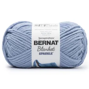 Bernat Blanket Sparkle Yarn - Dusty Blue